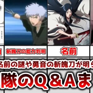 【ゆっくり解説】卯ノ花の名前の謎や勇音の斬魄刀の能力が明らかに！？ 四番隊のQ＆Aまとめ【BLEACH】