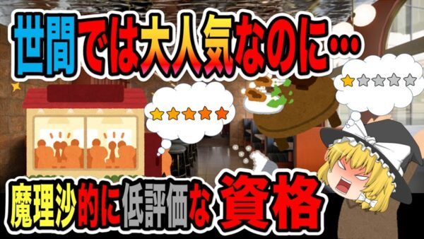 【ゆっくり解説】世間は大人気なのに魔理沙的に評価していない資格【資格】