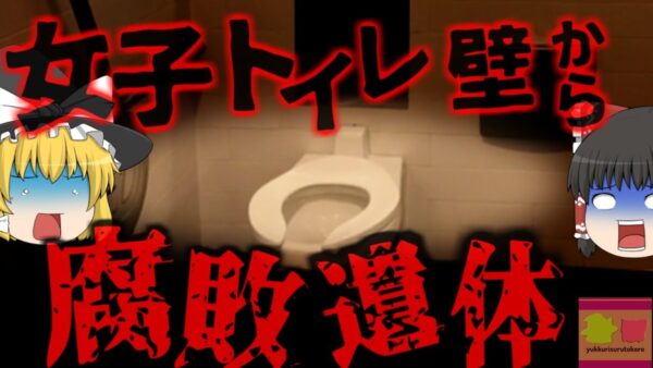 『女子トイレの壁から遺体』ショッピングセンターの女子トイレの壁の中から男性の遺体を発見 いつからそんなところに？【ゆっくり解説】
