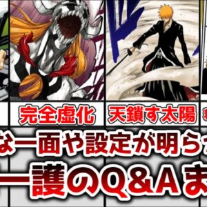 【ゆっくり解説】意外な一面や設定が明らかに！？ 黒崎一護のQ&Aまとめ【BLEACH】