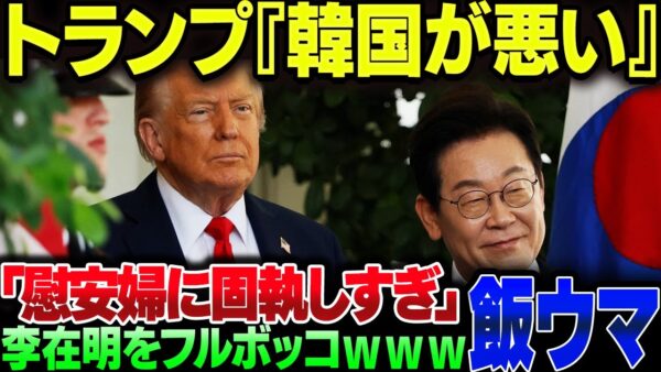 米韓階段、トランプ『日韓関係は韓国に問題があった』と李在明をフルボッコにしてしまう【ゆっくり解説】