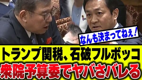 日米関税交渉で国民民主玉木に詰められまくった石破＆赤沢、あまりにも無能すぎて絶望【ゆっくり解説】
