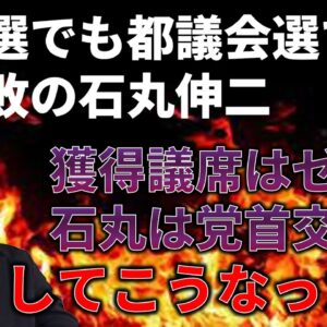 【ゆっくり解説】参院選でも都議会選でも惨敗の石丸伸二、なぜ大失敗してしまったのか