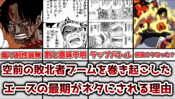 【ゆっくり解説】空前の敗北者ブームを巻き起こした エースの最期がネタにされてる理由を徹底解説、考察【ONE PIECE】