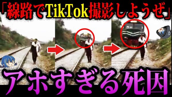 【ゆっくり解説】線路でTikTokしようぜ！本当にあったアホな死因