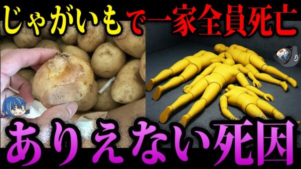 【ゆっくり解説】じゃがいもで一家全滅。本当にあったありえない死因