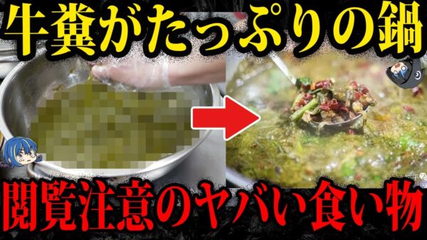 【ゆっくり解説】食事中に絶対見るな！…閲覧注意のキモすぎる食べ物