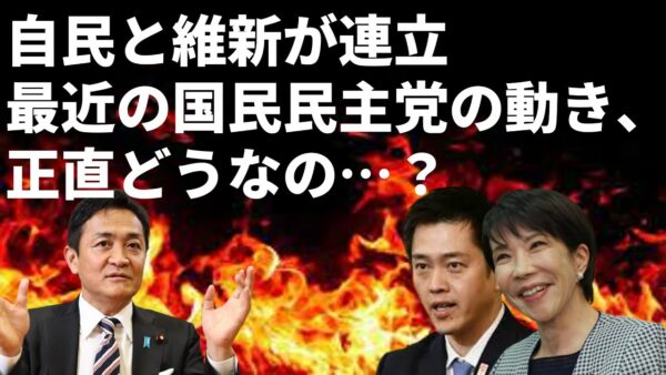 自維連立が成立！国民民主党の動きはどうだった？＆維新の提案する定数削減がクソな理由