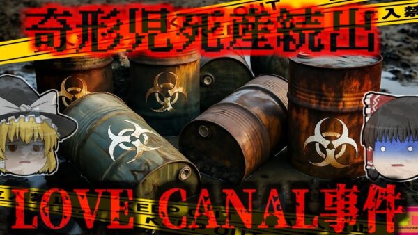 『米国史上最悪の環境災害』化学工場が埋めた有害物質で汚染され、次々と流産や奇形児が生まれる『死の町』になるも、自治体はそれをすべて無視…『ラブ・キャナル事件』【ゆっくり解説】