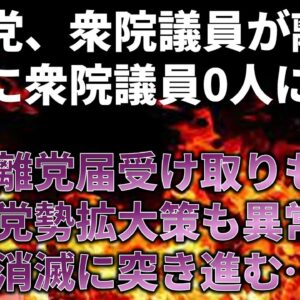 【政治まとめ】国会議員3人の社民党の議員がまた一人少なくなる件＆質問期限を守れない立憲民主党さん