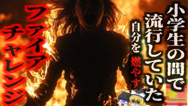 『ファイア・チャレンジで少女が火だるまに』SNSや動画サイトの真似で自分にアルコールをかけ、火を点けていた少女が体の50％に重度熱傷を負う…『デトロイトファイヤチャレンジ熱傷事故』【ゆっくり解説】