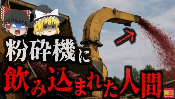 『完全に粉砕された男性』樹木伐採作業場で木材チッパーから人間が発見される　しかし数cmの粉々状態で…『コロラド木材チッパー巻き込まれ事故』【ゆっくり解説】
