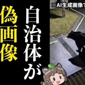 【フェイク】自治体がクマのAI画像をSNSで誤発信…一体誰が悪いのか？