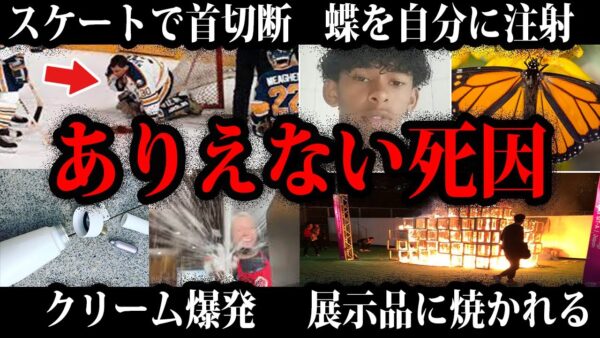 【ゆっくり解説】こんな死に方は嫌だ…本当にあった最悪の死因総集編