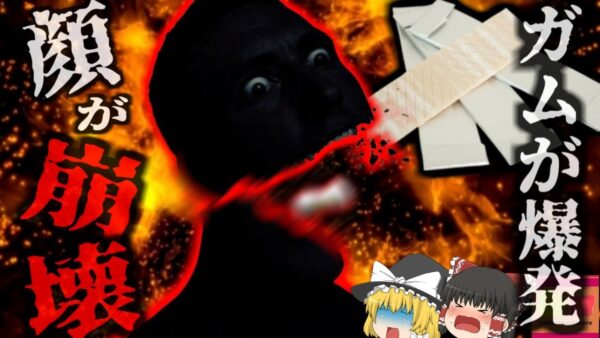 『ガムが爆発し顎が吹き飛ぶ』自宅で化学実験中だった大学生 ガムを爆発性の粉末に浸け食べた所、口内で爆発 顎骨が吹き飛び即死…『スミー地方チューインガム爆死事件』【ゆっくり解説】